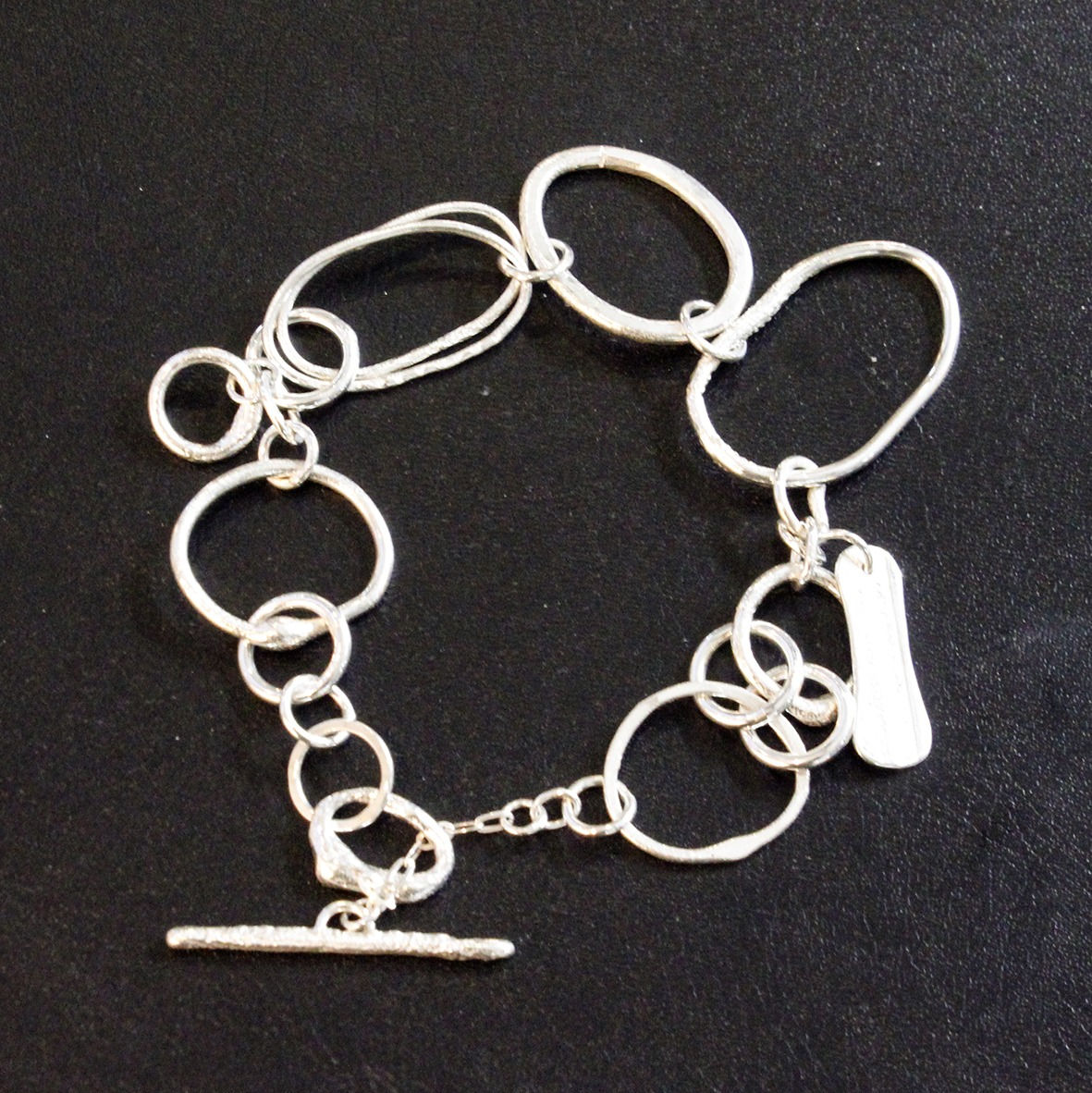 Lucy Coyne, Silver 'Links' bracelet, 2018