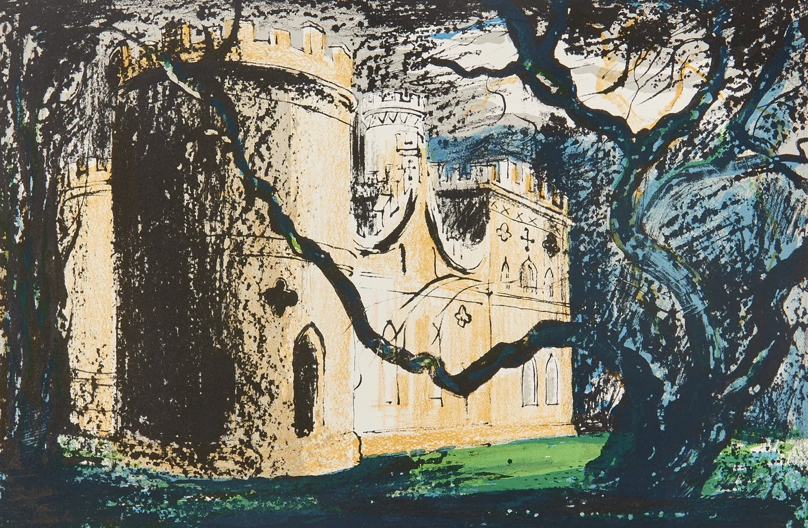 John Piper, Clytha Castle, 1976