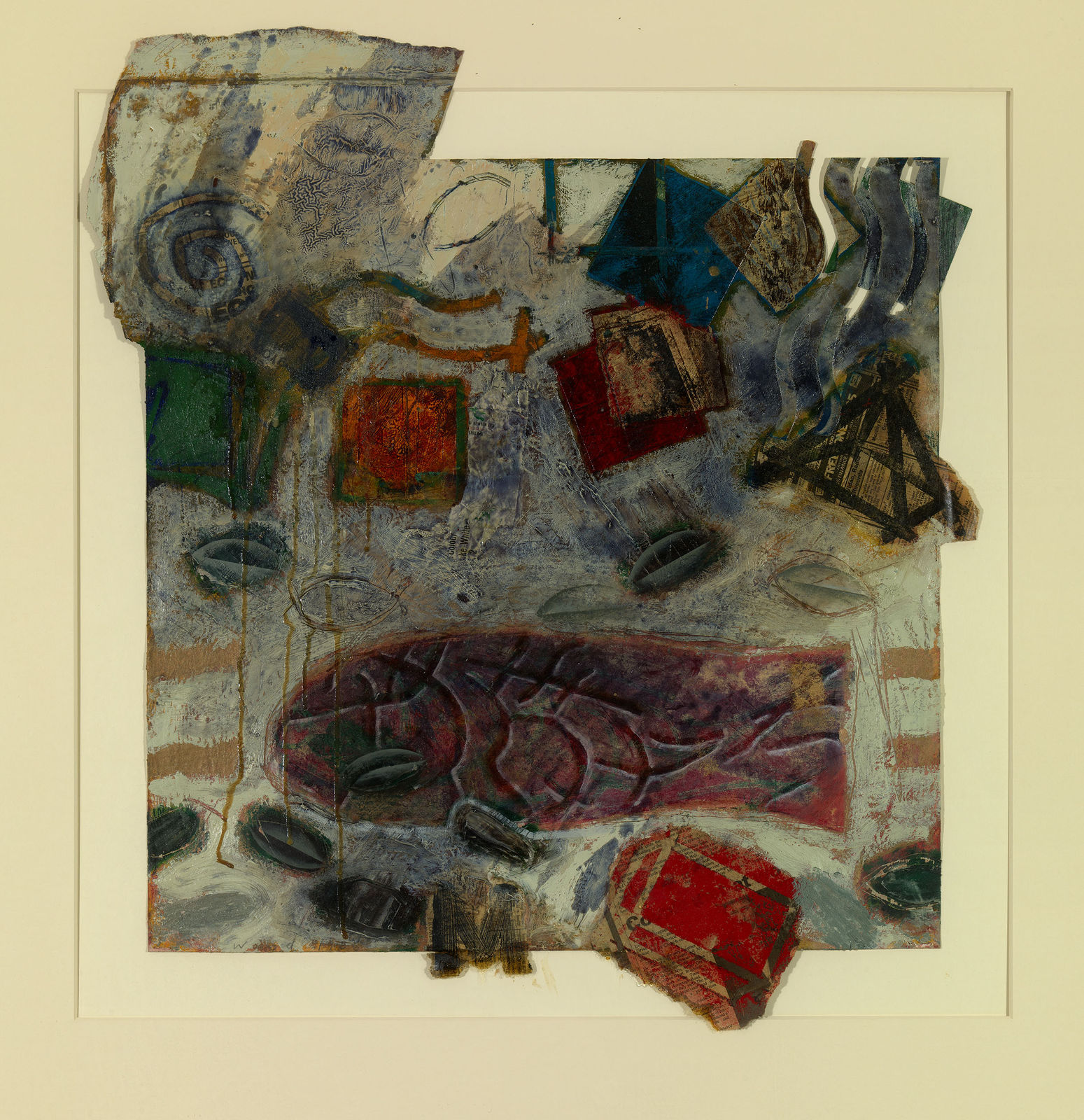 Tom Wood, Floating Fish and Debris, 1986