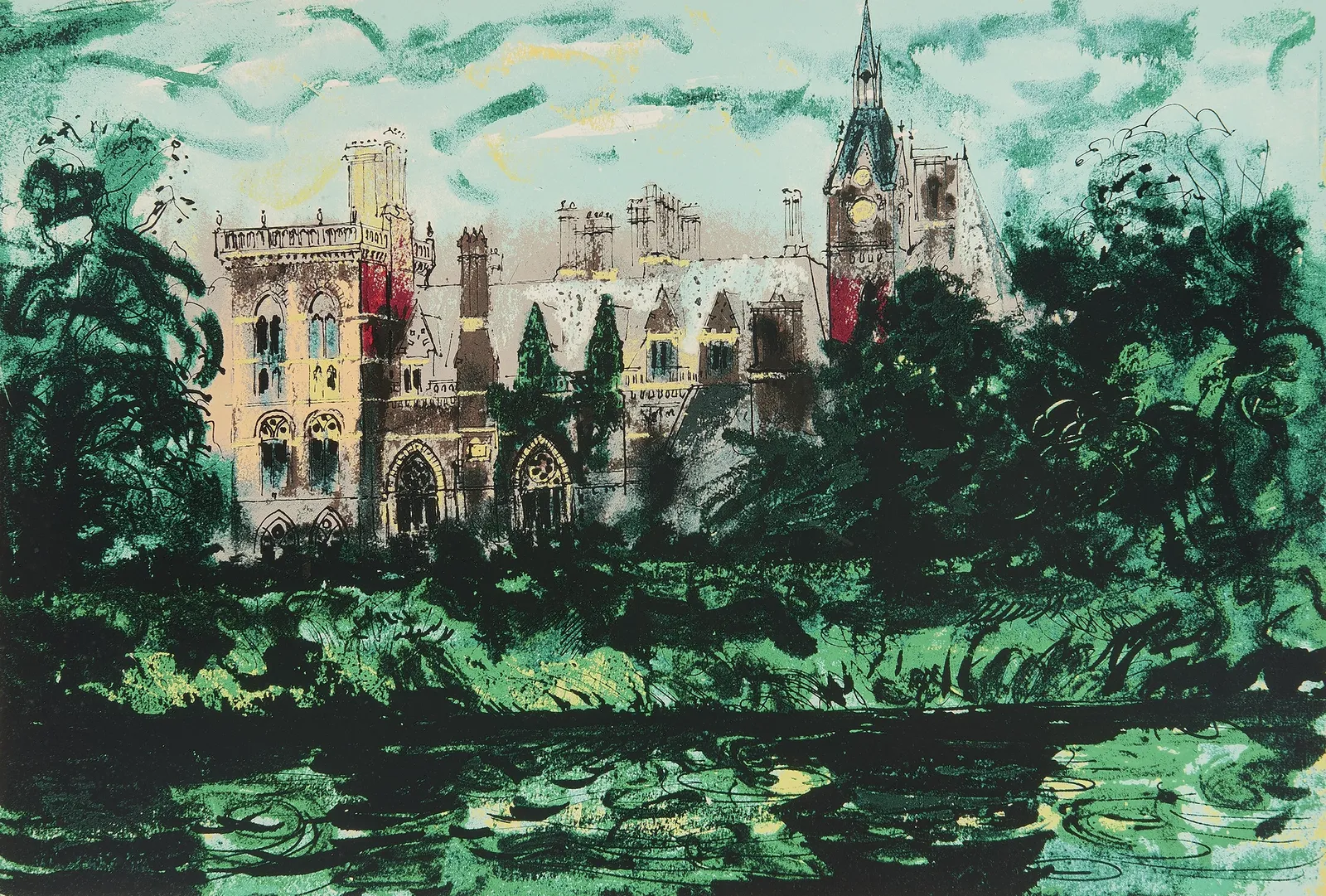 John Piper, Kelham Hall, 1977