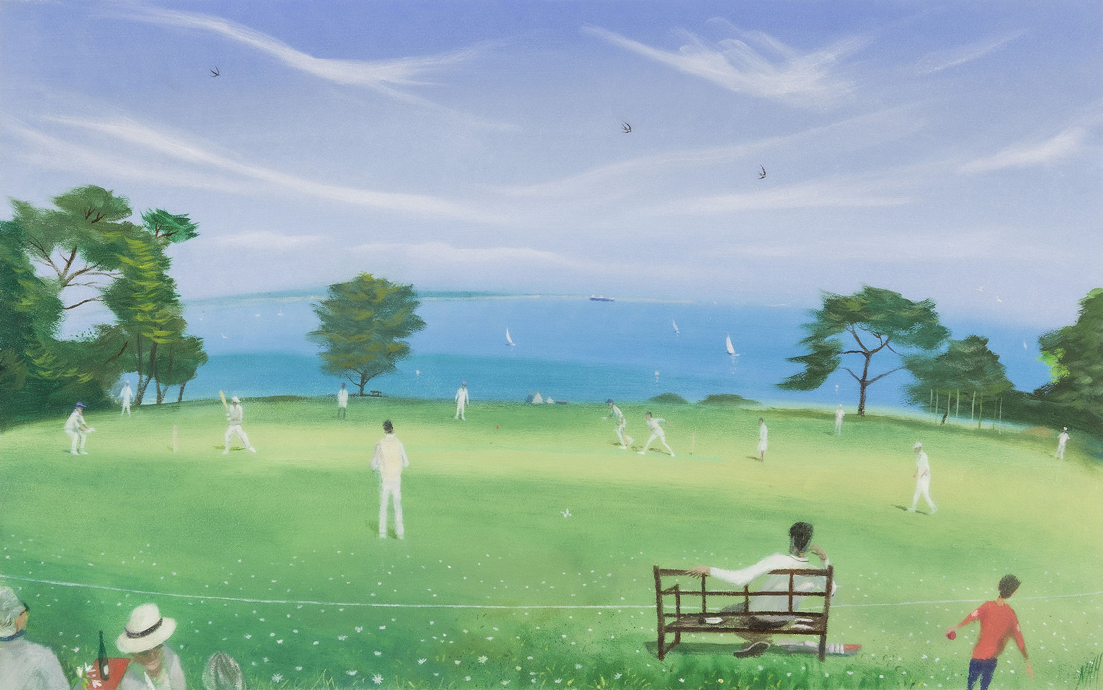 Nicholas Hely Hutchinson, 22. Cricket by the Sea at Studland, 2025