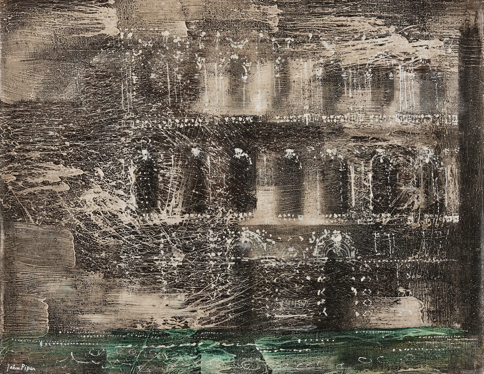 John Piper, Ca Pesaro, Venice, 1961