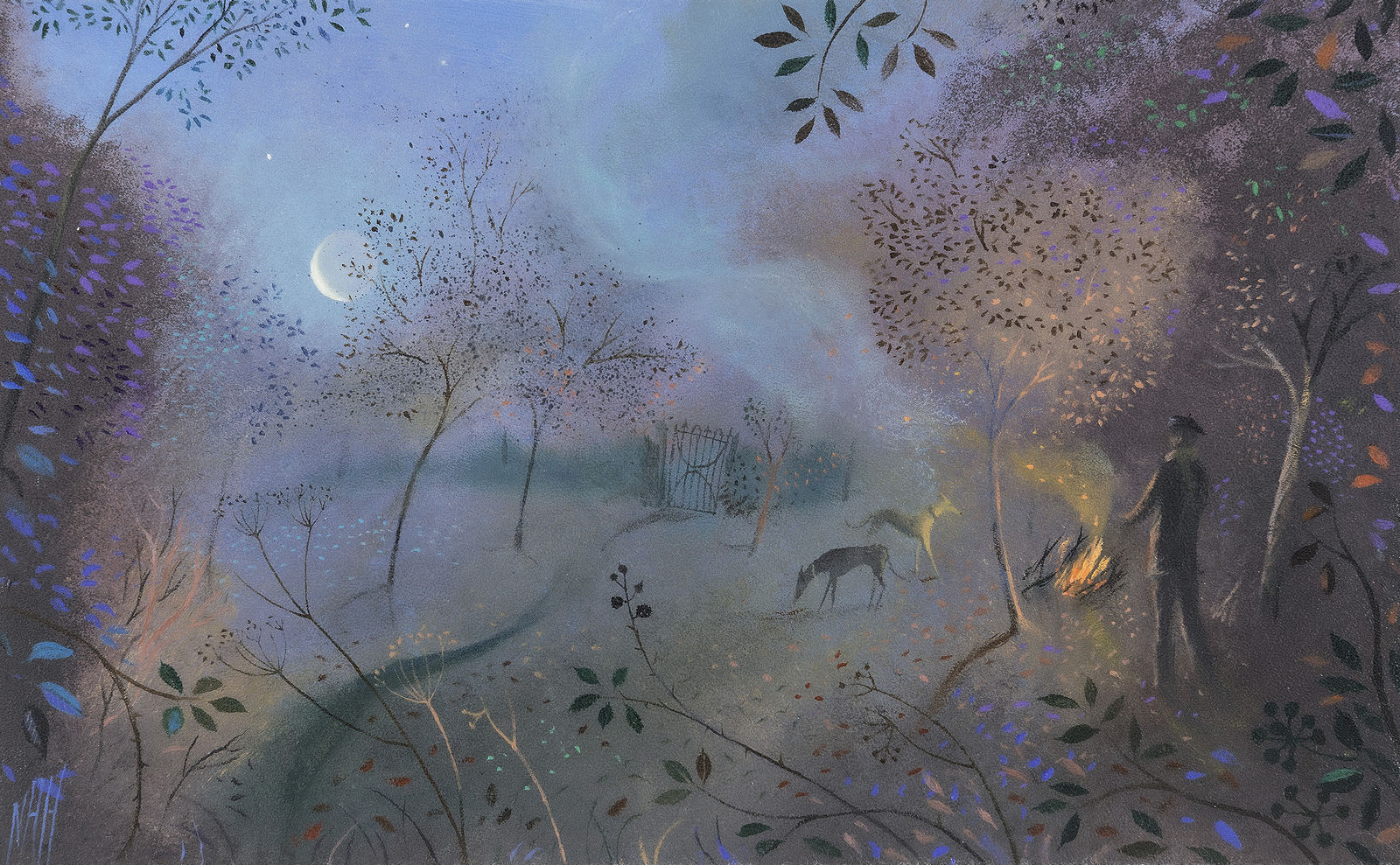 Nicholas Hely Hutchinson, 40. Bonfire at Night, 2025