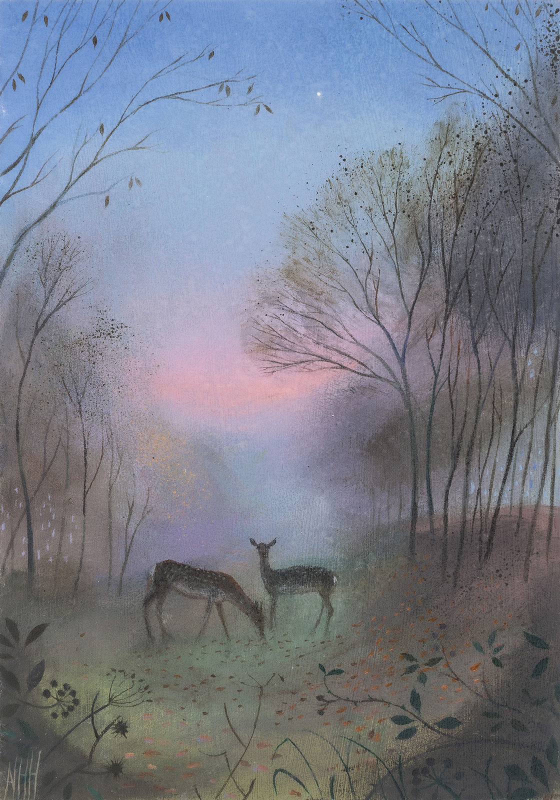 Nicholas Hely Hutchinson, 52. Deer at Dusk, 2025