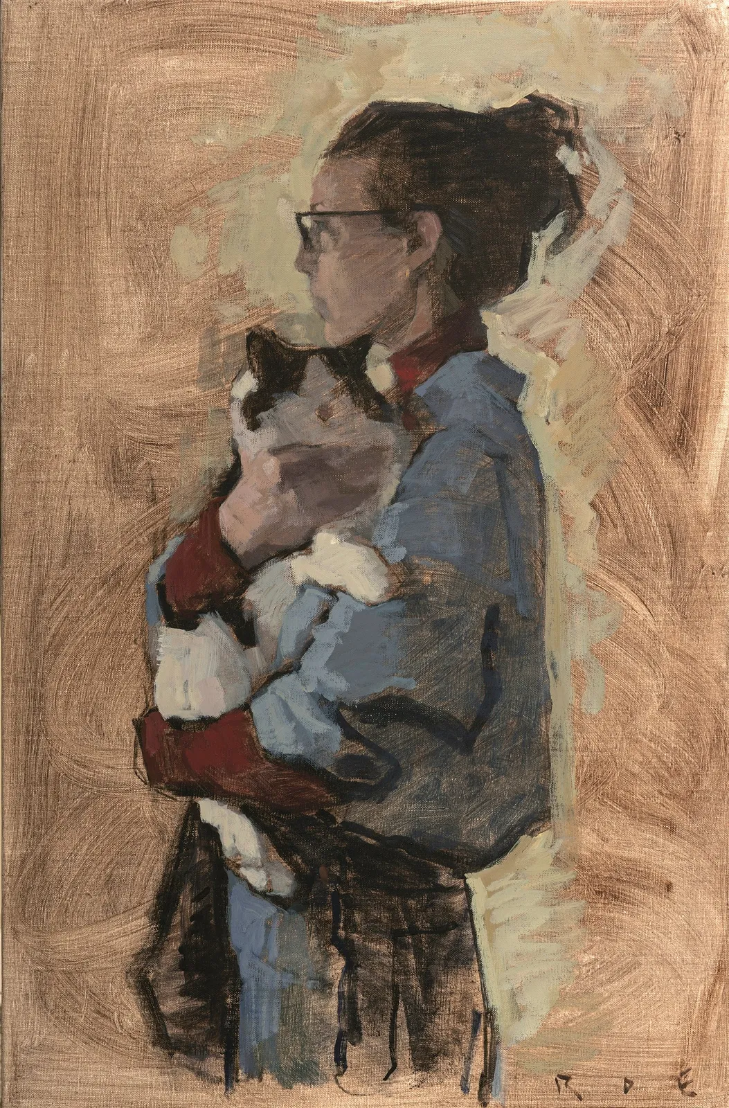 Romy Elliott, Self portrait with Slinky