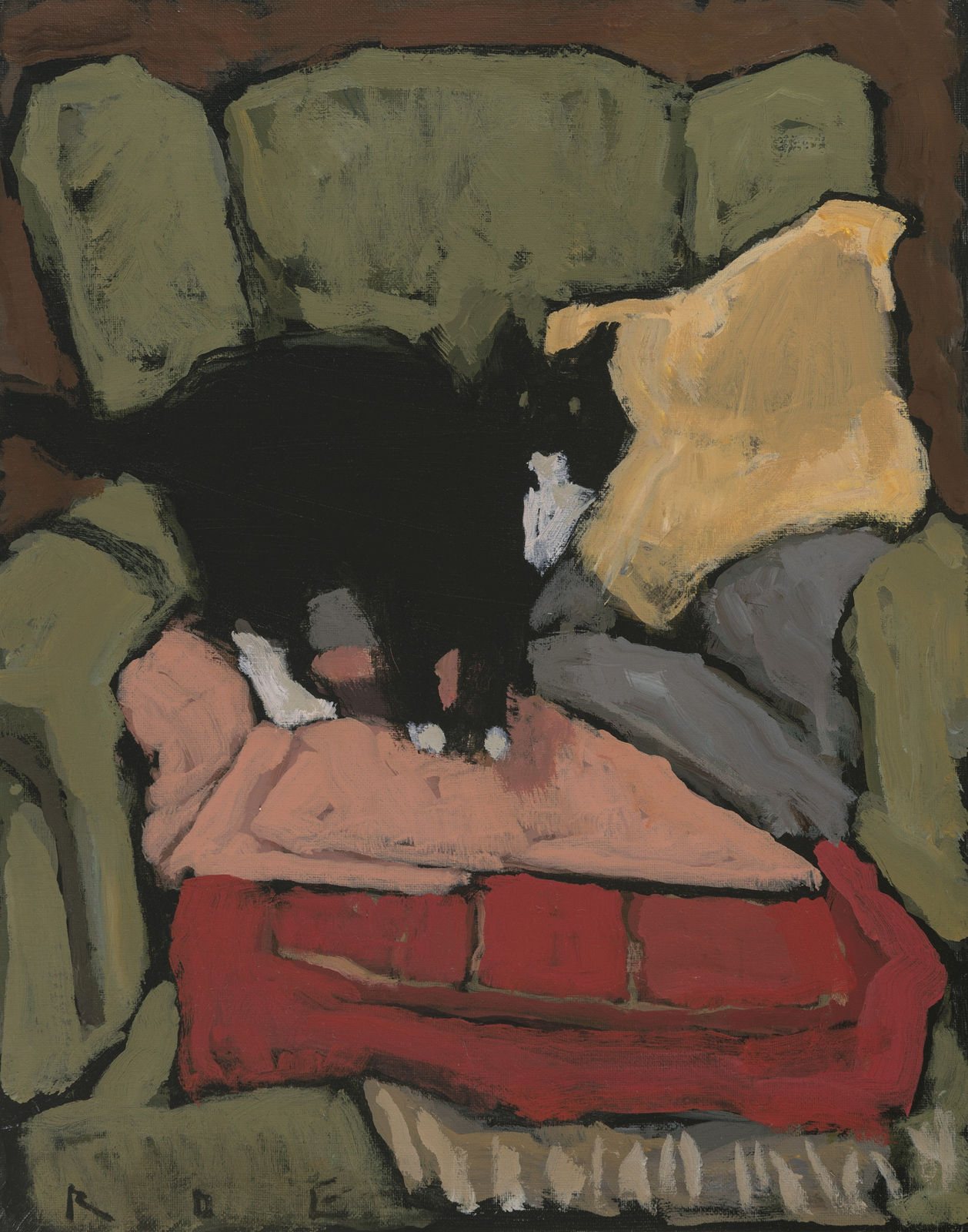 Romy Elliott, Pimms on the chair