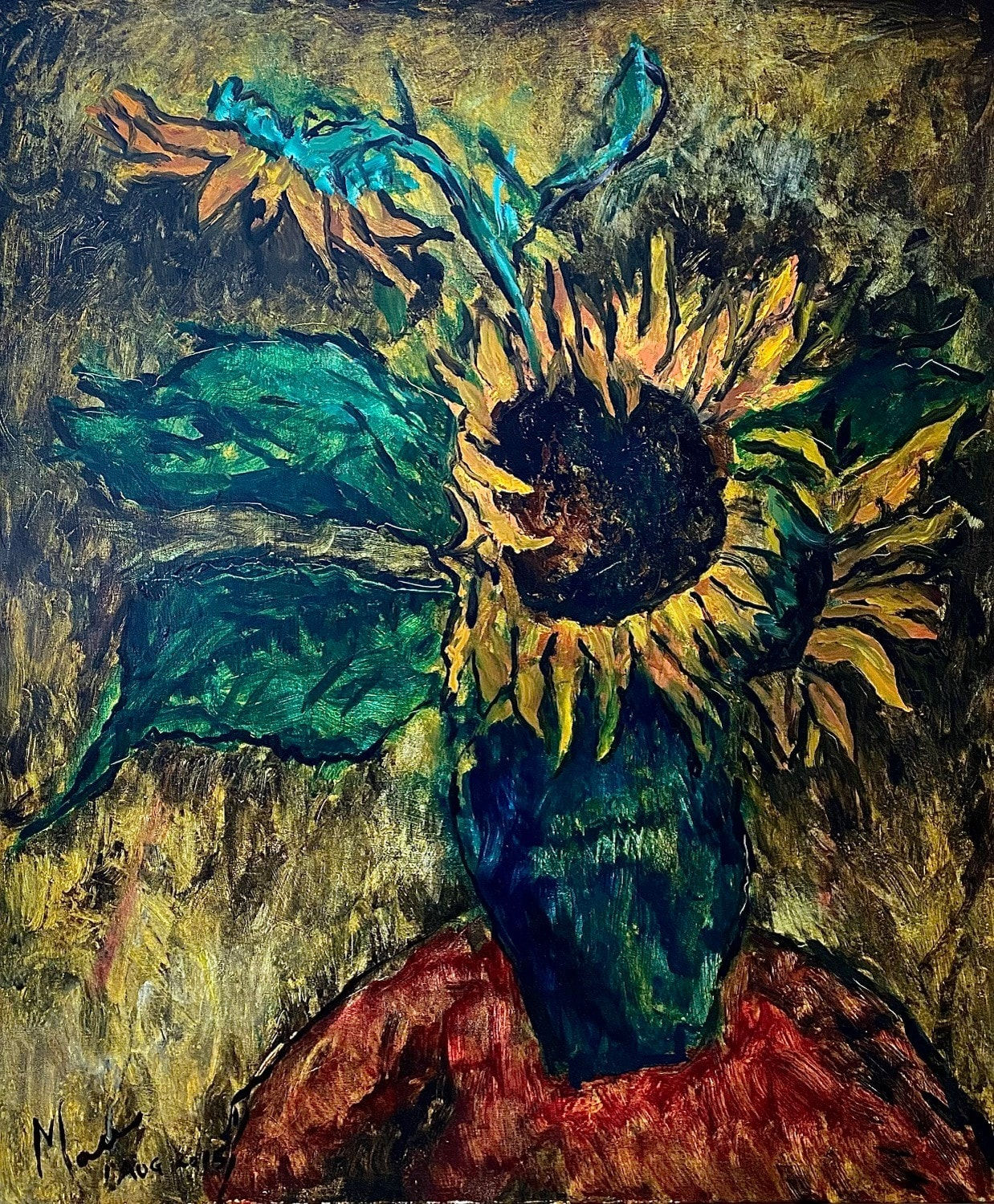 Leslie Marr, Sunflowers, 2015