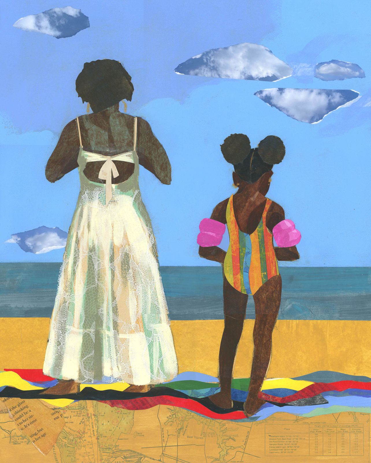 Ekua Holmes, In Her Footsteps, 2025