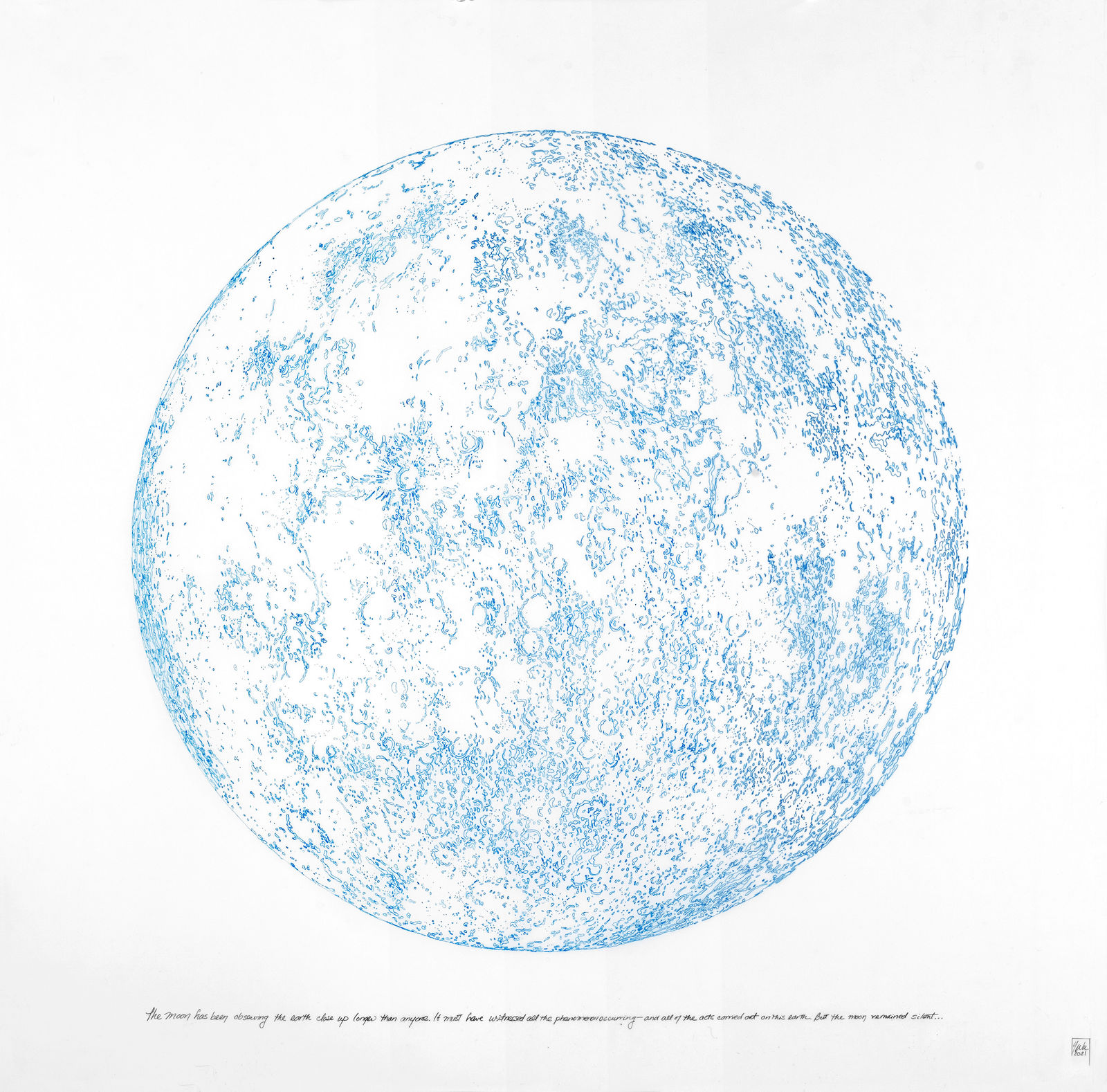 Yu-Wen Wu, The Moon Has Been Observing the Earth, 2022