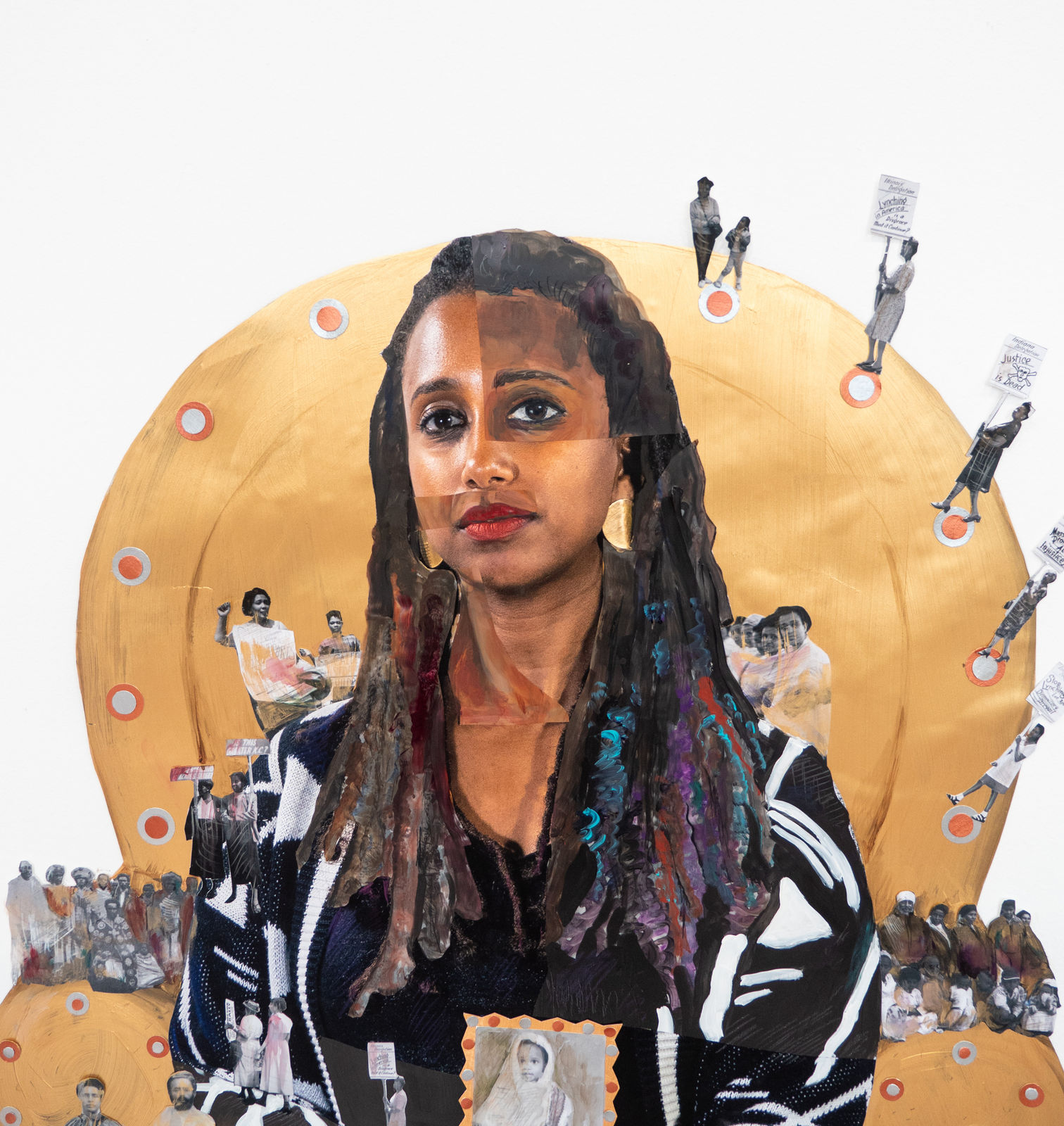 Helina Metaferia, Enthroned (Today I feel I am an institution; I am an altar; I am an artwork in/of/for progress), 2025