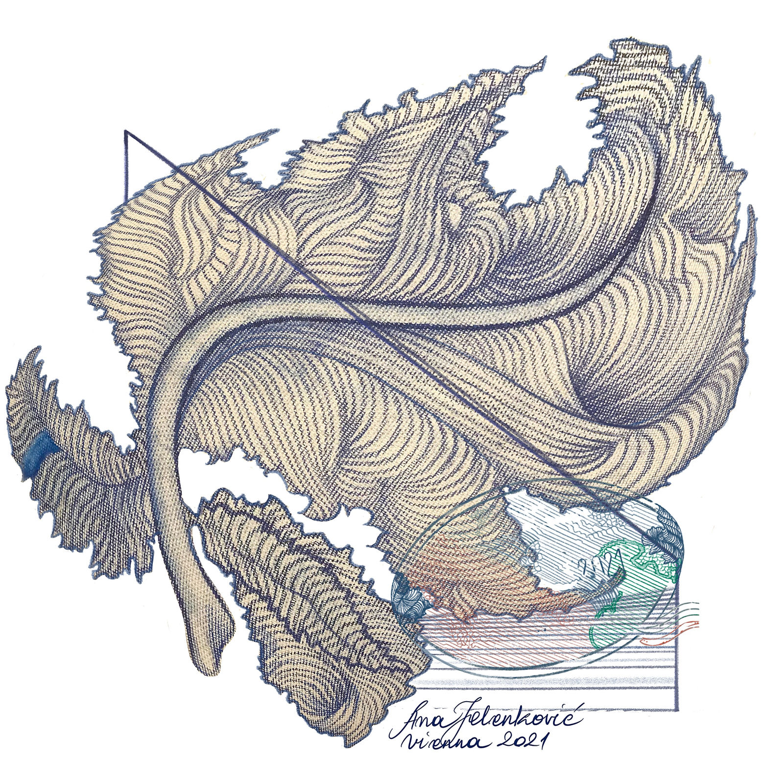 Ana Jelenković, Phthalo Green Leaf, 2021-2022