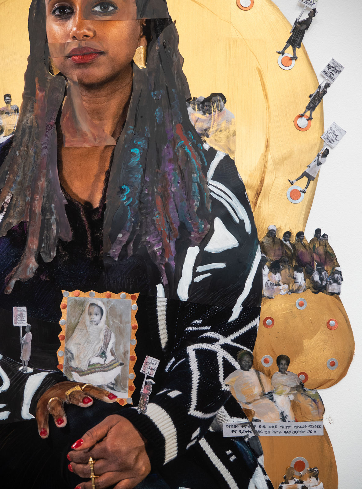 Helina Metaferia, Enthroned (Today I feel I am an institution; I am an altar; I am an artwork in/of/for progress), 2025