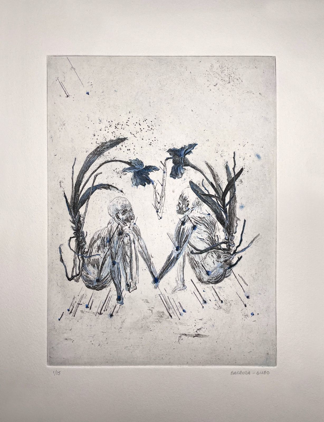 Juan José Barboza-Gubo, Untitled (Blue Series, 2), 2025