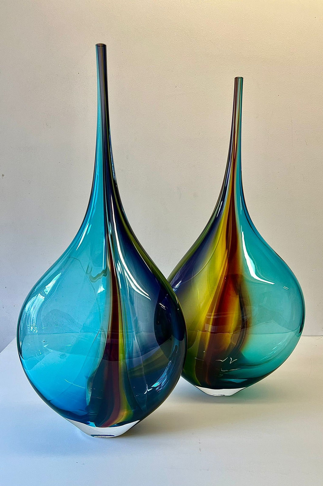 Phil Atrill, Horizon Blue Bottle I and II, 2024