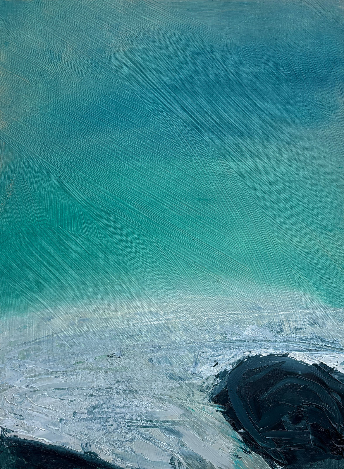 Claire Hankinson, Rolling Cornish Tide II, 2025