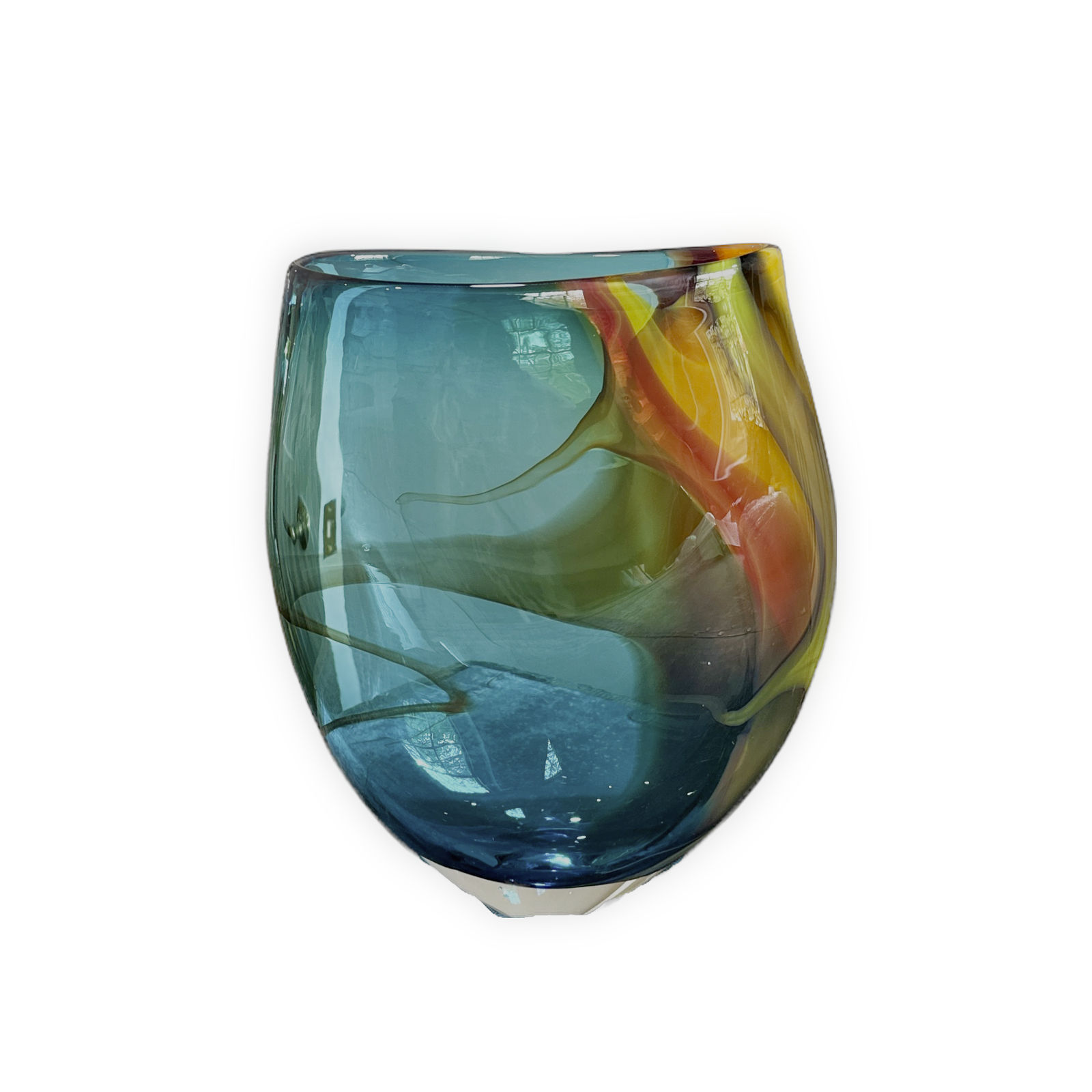 Phil Atrill, Large Copper Blue Horizon Vase, 2025