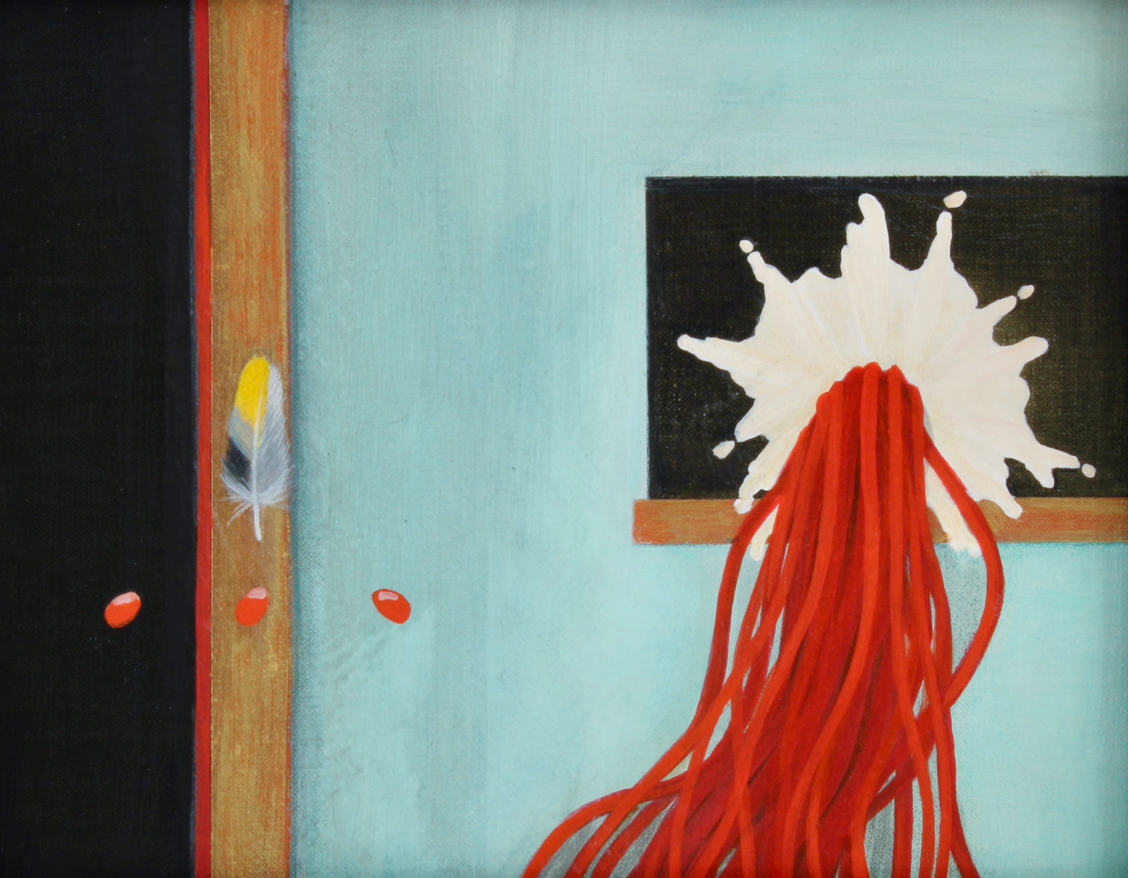 Jane Corbett, Charmed by a Goldfinch, 2024