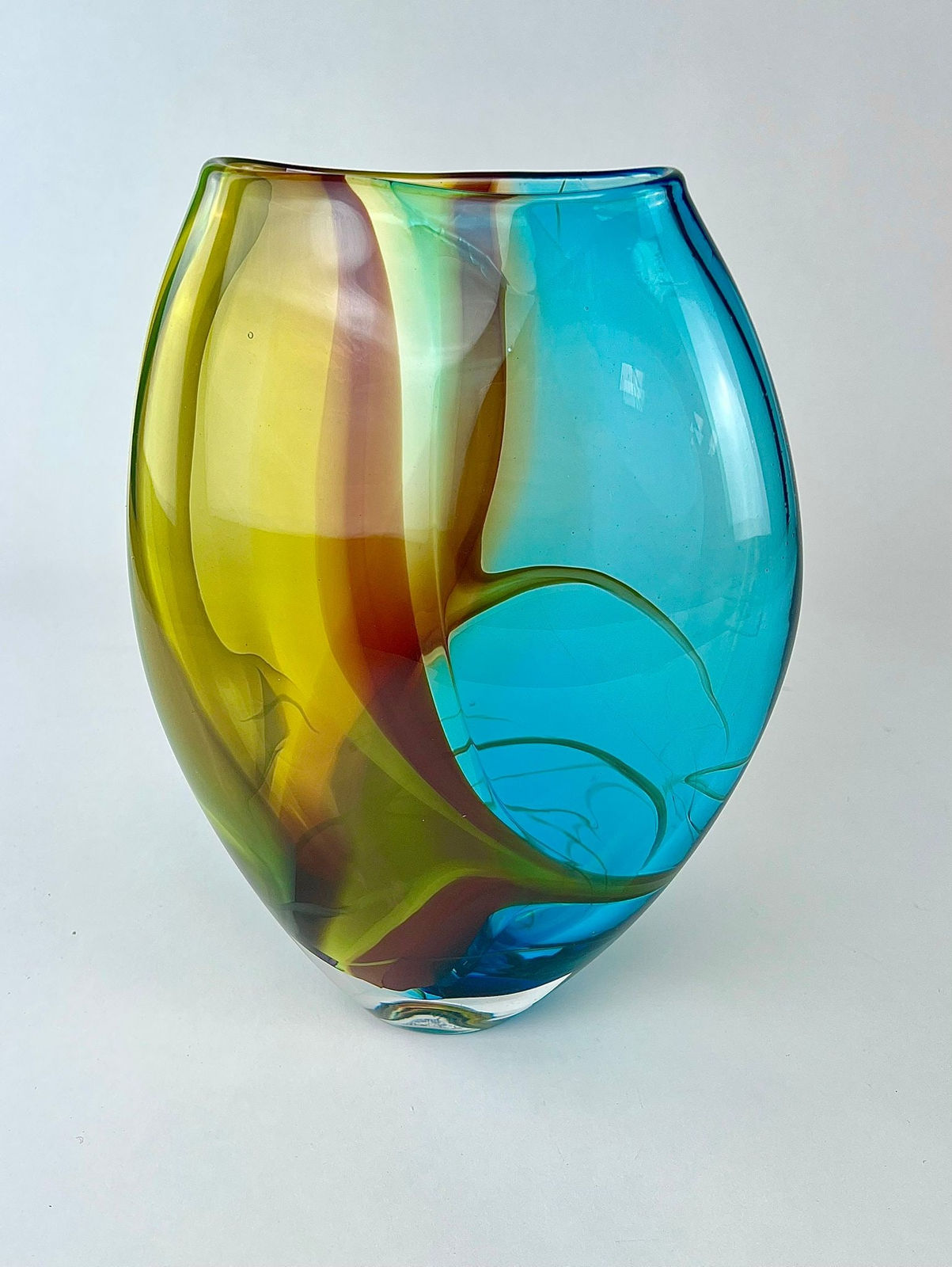 Phil Atrill, Large Copper Blue Horizon Vase, 2025
