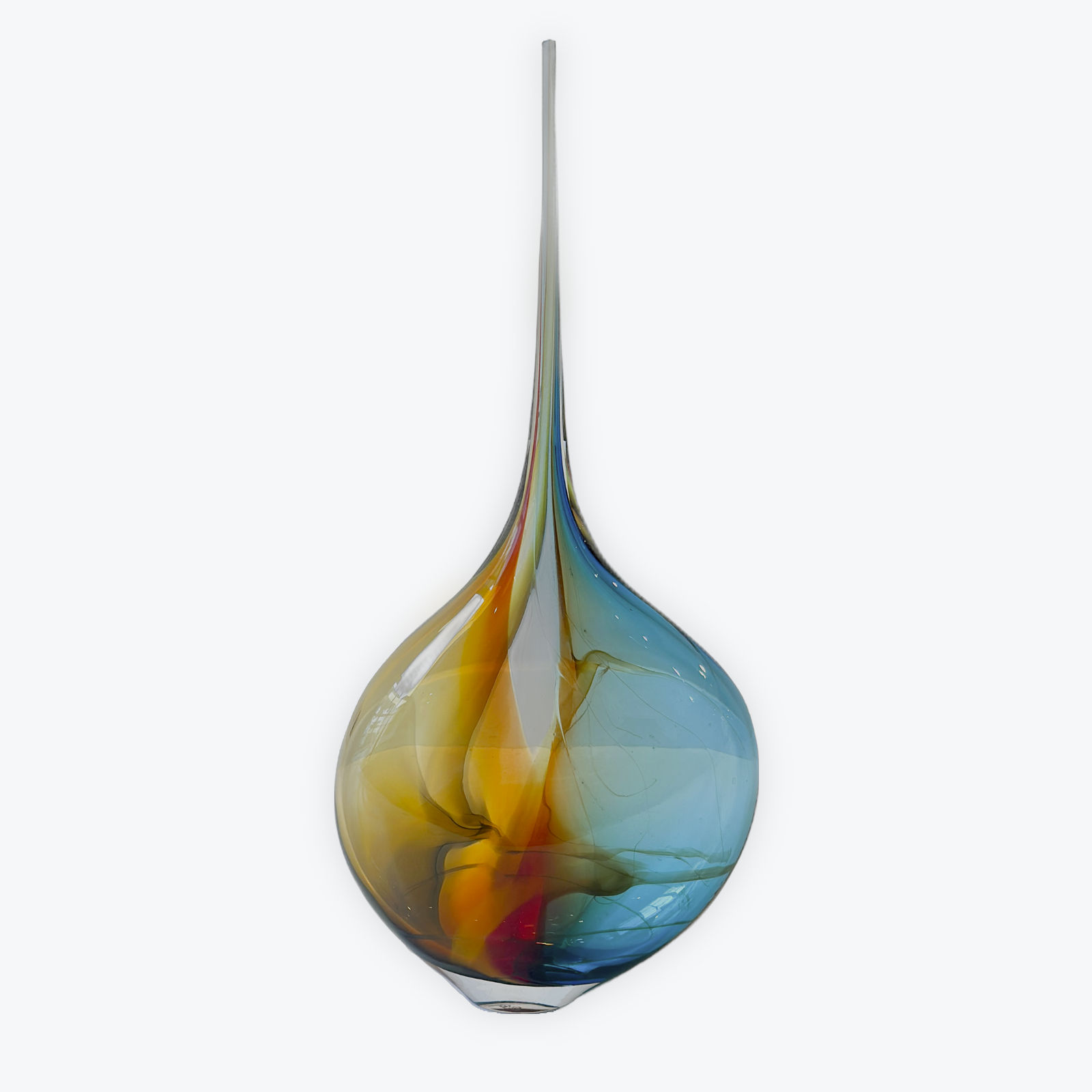 Phil Atrill, Copper Blue Round Bottles I & II, 2025