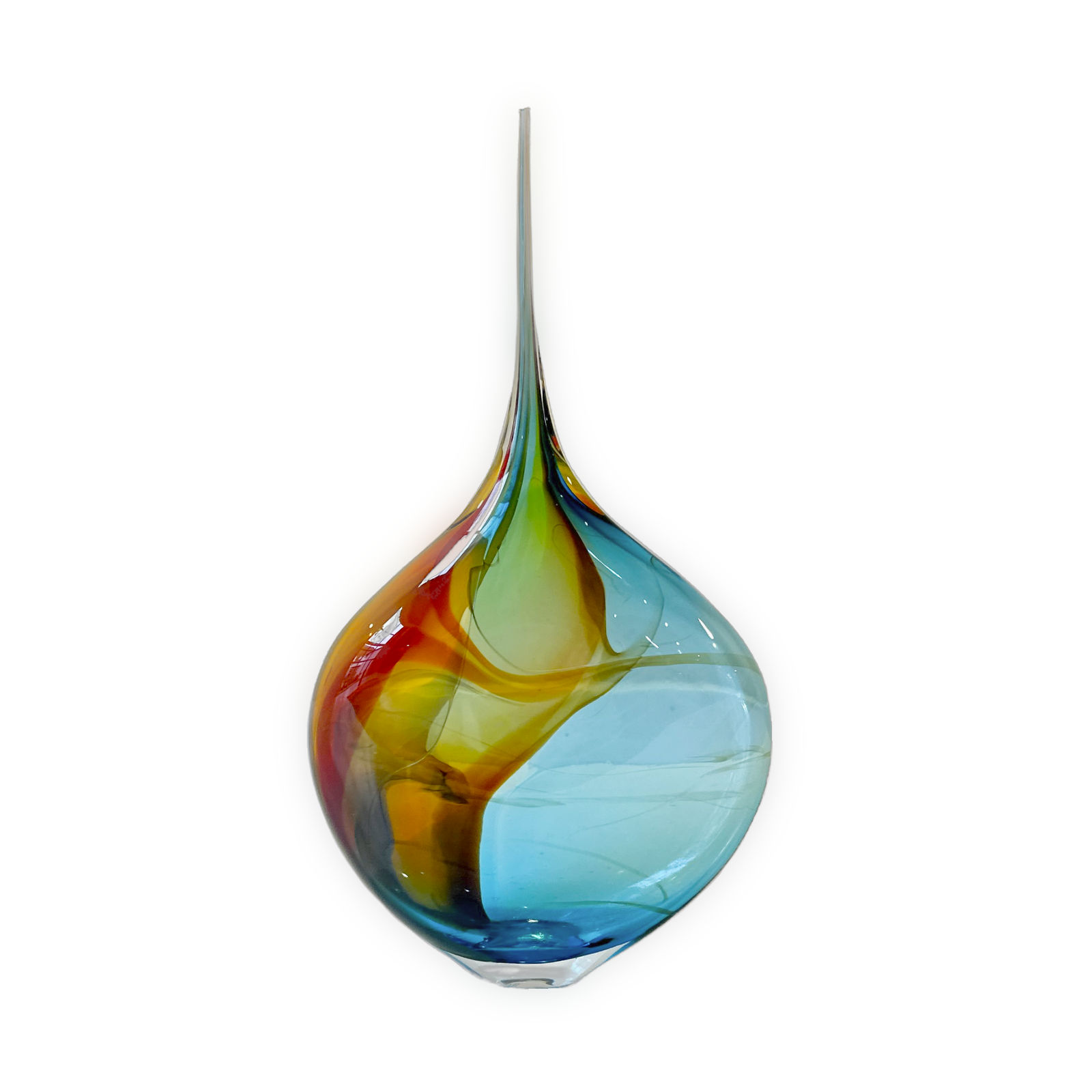 Phil Atrill, Copper Blue Round Bottles I & II, 2025