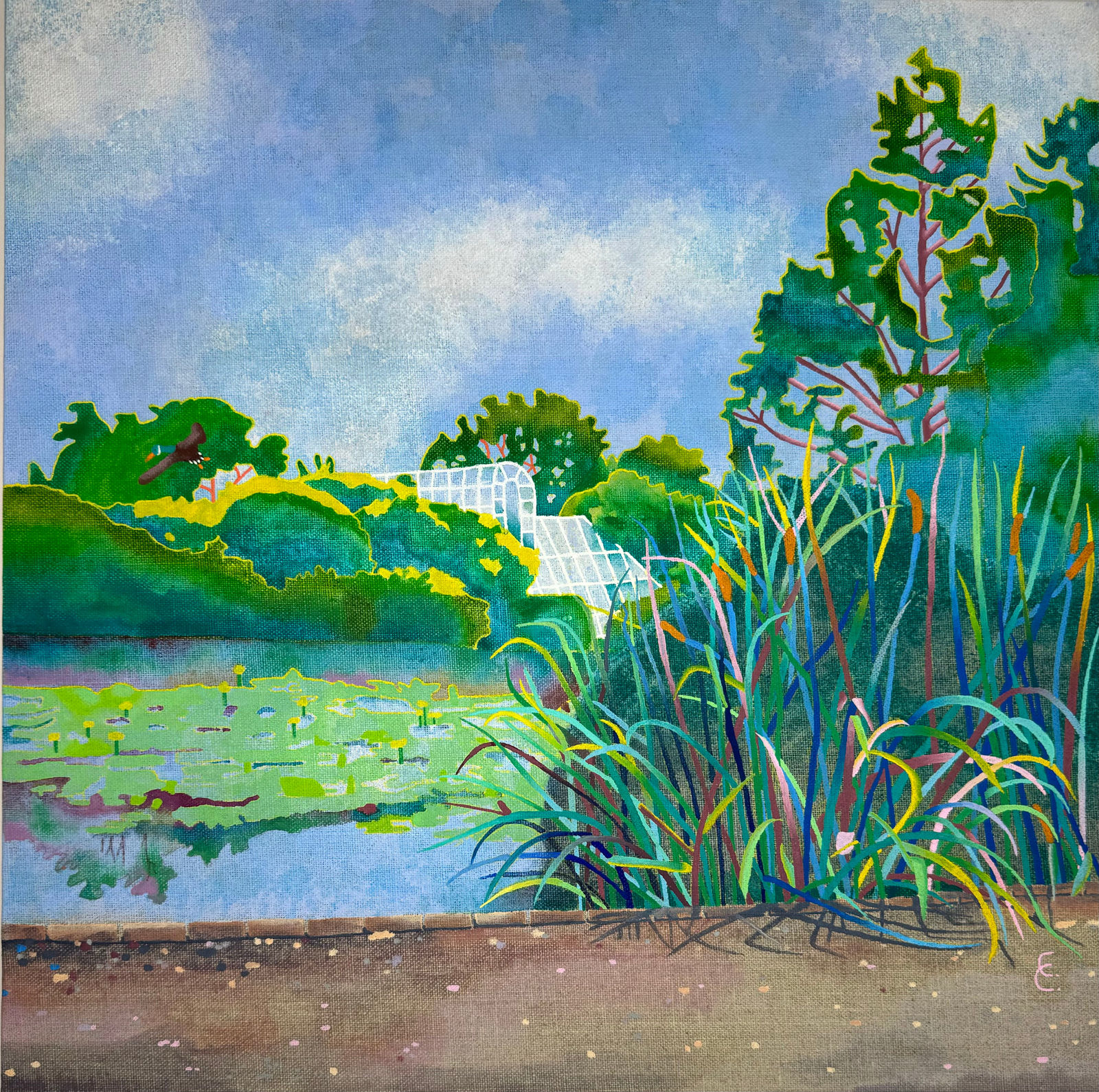 Cecilia Caulder, Carp Fish Pond, 2023