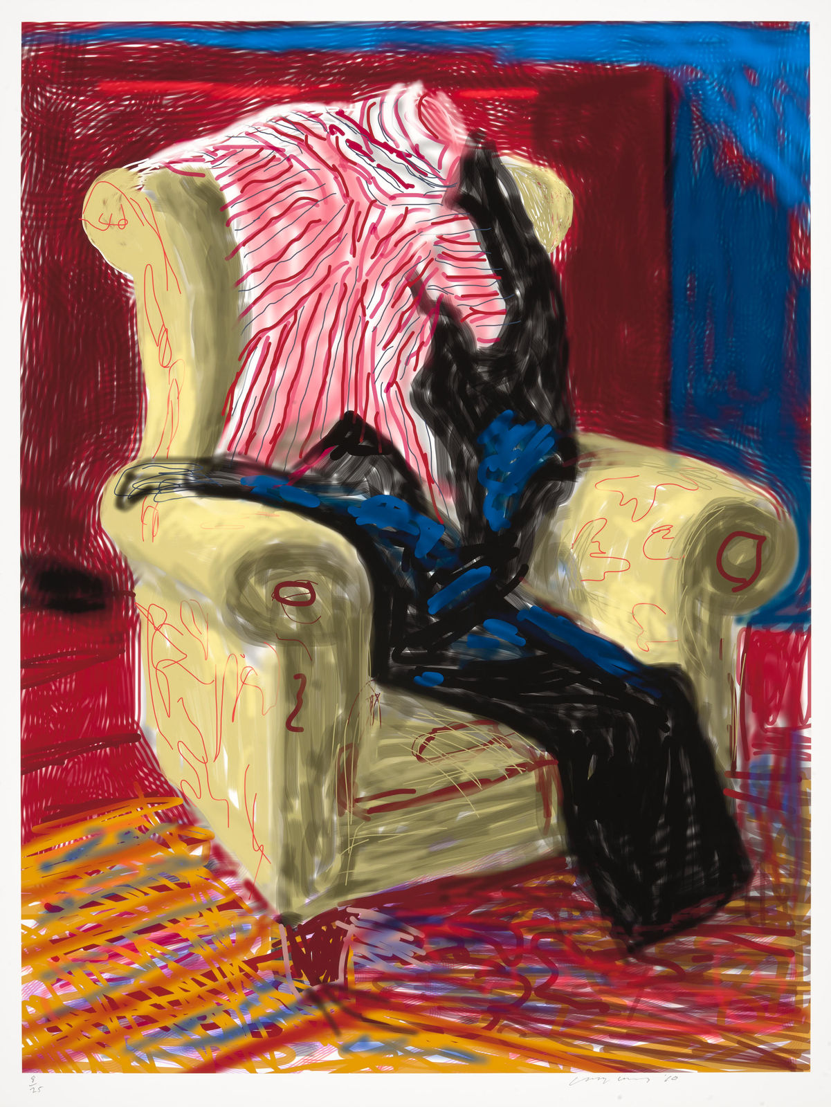 David Hockney, My Shirt and Trousers, 2010