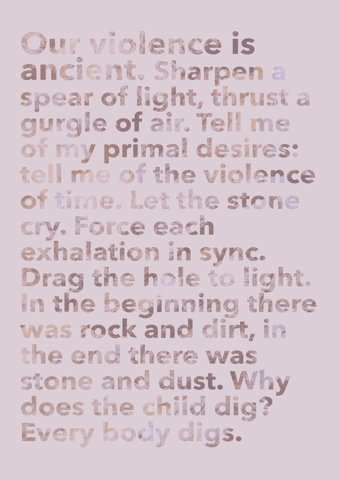 Neha Choksi, Porous Earth Scores, 2024