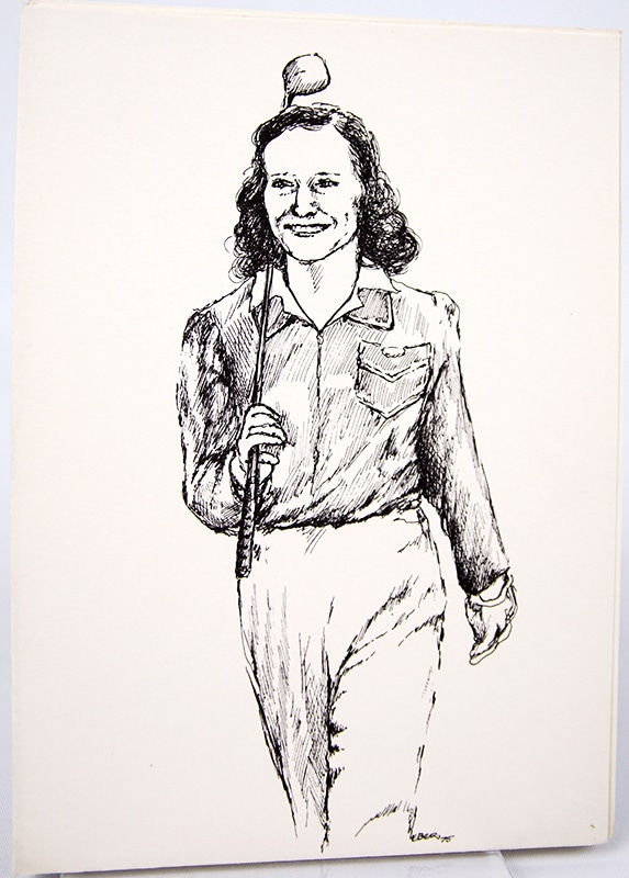 Women of Greatness in American Herstory. Illustrated card