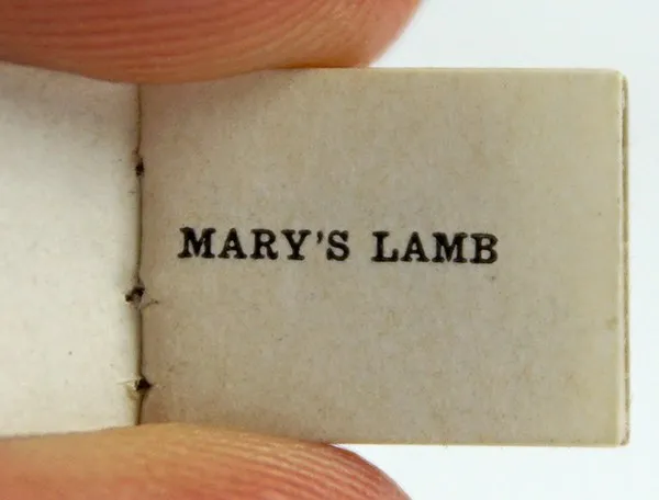 Mary's Lamb. Title page