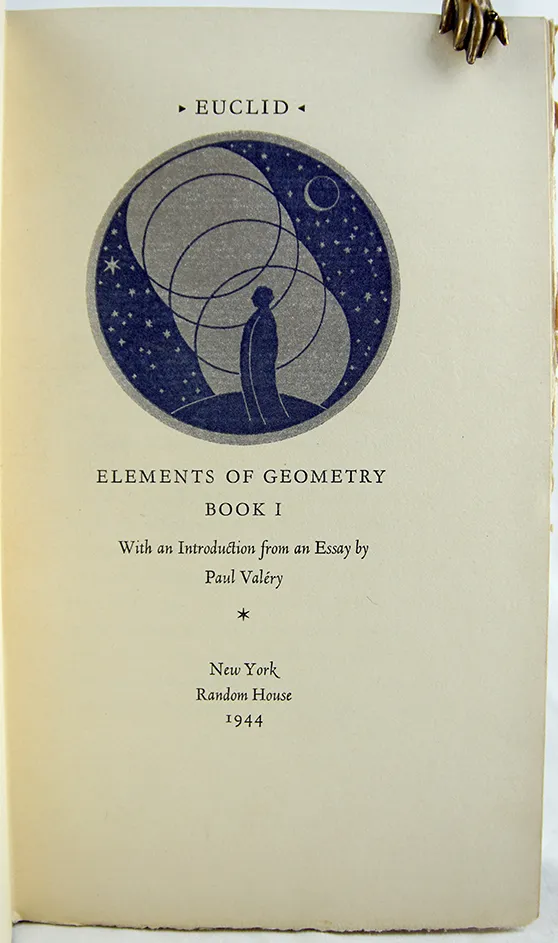 Elements of Geometry, Book I. Title page