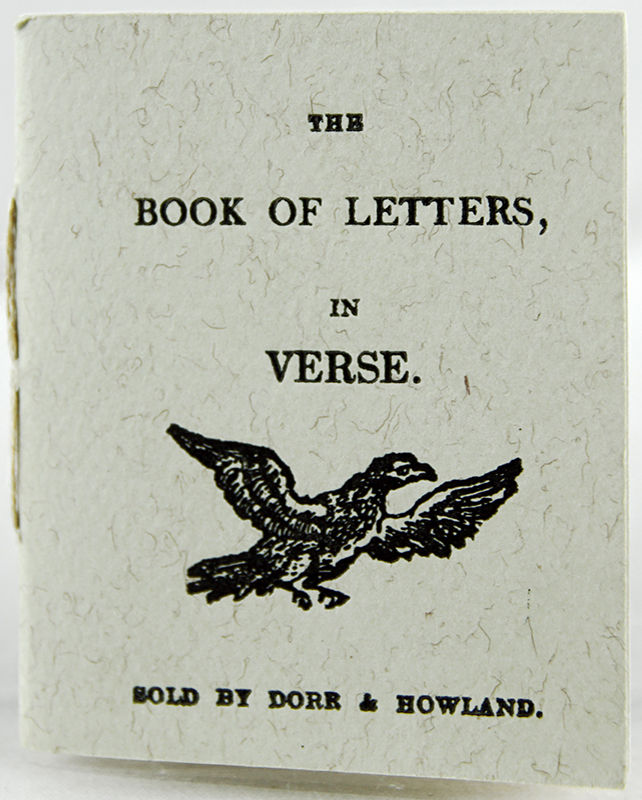 The Book of Letters, in Verse. Front cover
