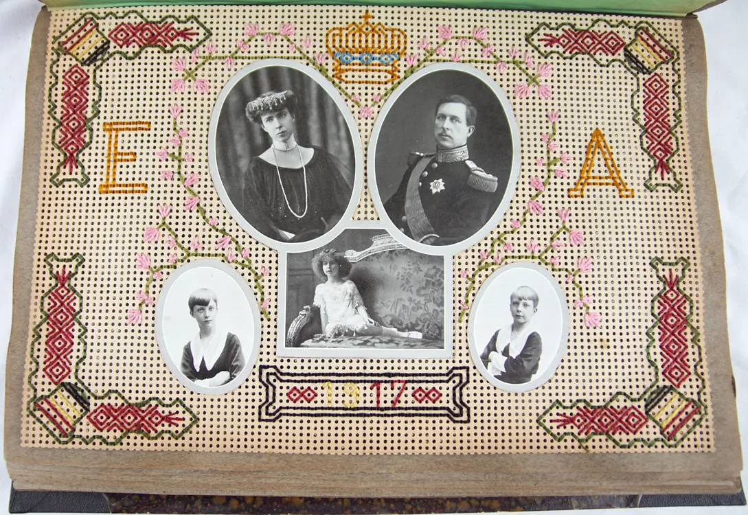 Froebel album. Belgian royal family