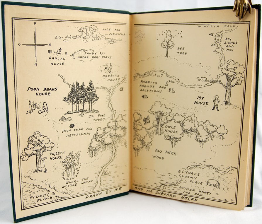 Winnie-the-Pooh. Endpapers