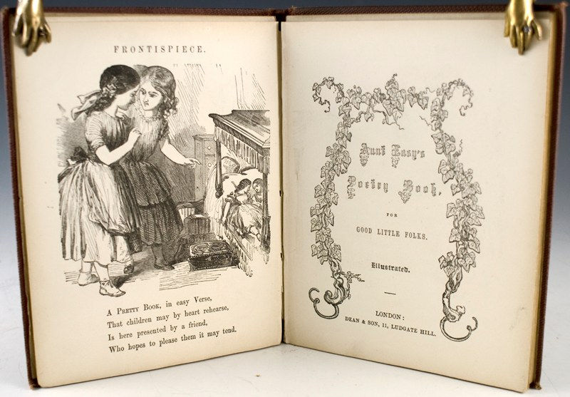Home First Book. Title page, Aunt Easy's poetry Book.