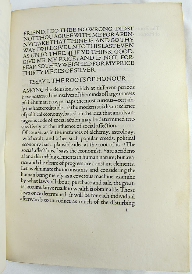 Unto This Last: Four Essays on the First Principles of Political Economy. Text page