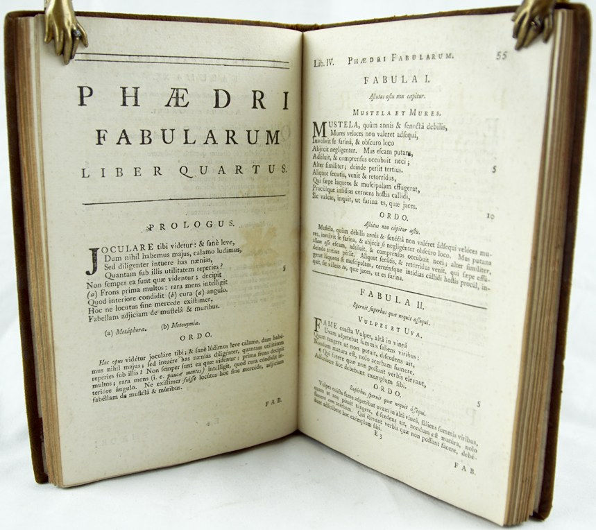 Phaedri Fabulae: or, Phaedrus's Fables. Opening pages