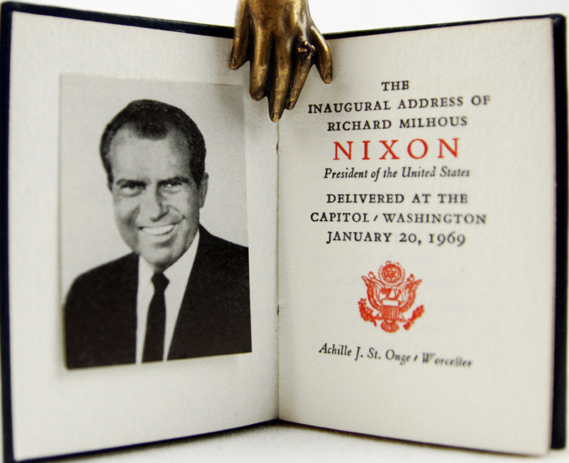The Inaugural Address of Richard Milhous Nixon, President of the United States. Delivered at the Capitol, Washington, January 20, 1969. Title-page spread