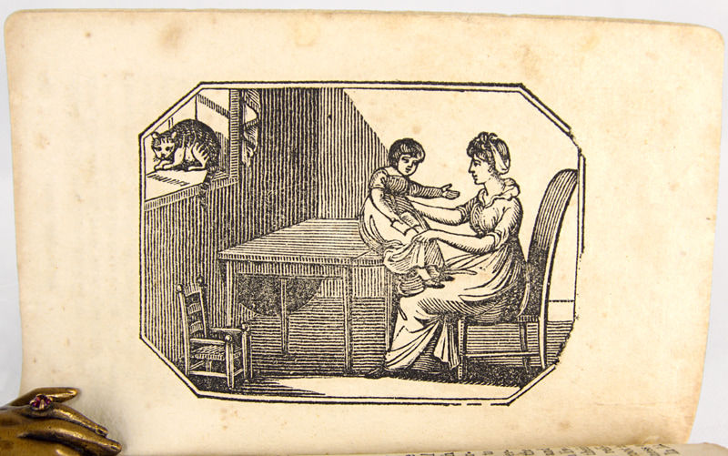 The Orphan. Woodcut illustration.