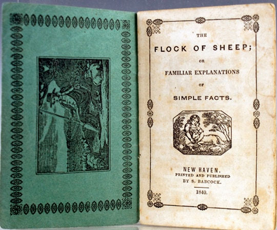 The Flock of Sheep; Or, Familiar Explanations of Simple Facts. Title page.