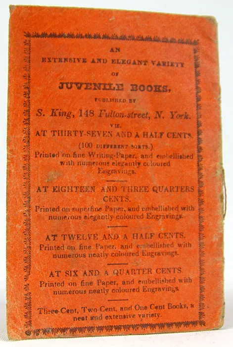 William and Eliza, or, The Visit. Back cover.