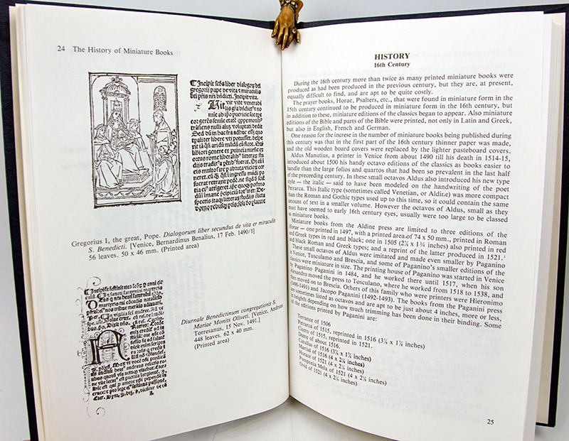 Doris V. Welsh, The History of Miniature Books, 1987