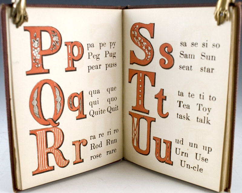 Home First Book. Interior page, letters P-U.