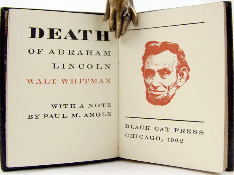 Death of Abraham Lincoln. Title-page spread