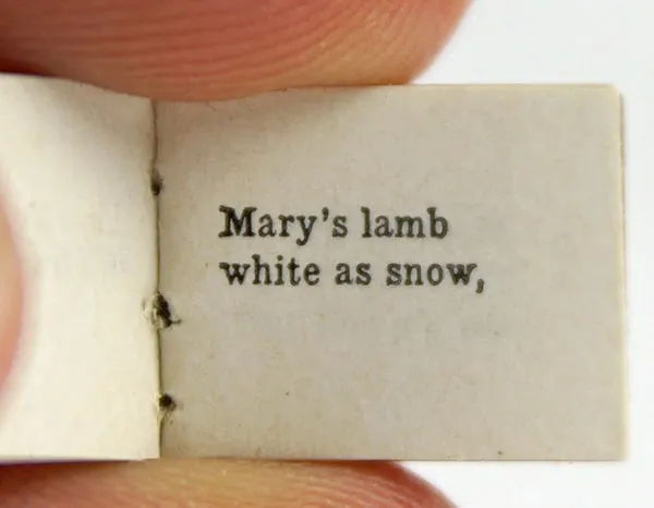 Mary's Lamb. Text page
