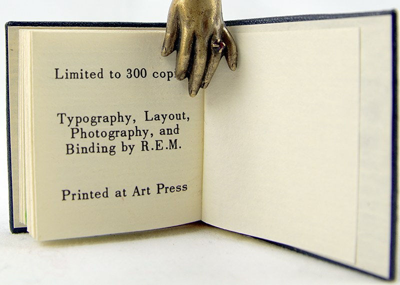 The Million Little Breezes. Limitation page