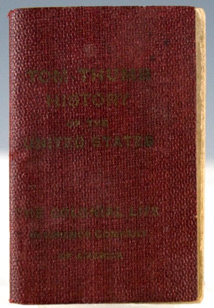 Tom Thumb History of the United States. Front cover.