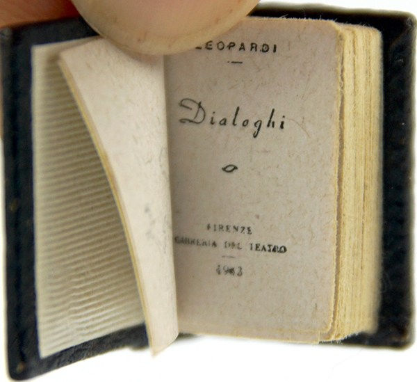 Dialoghi. Title page