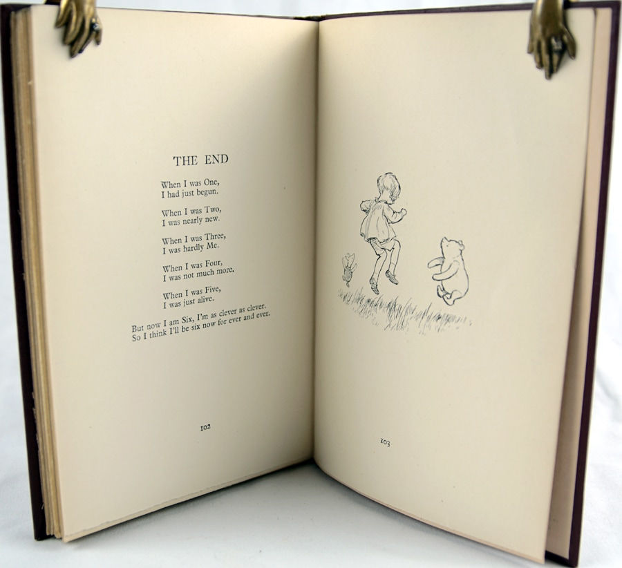 Now We Are Six. Illustrated text spread