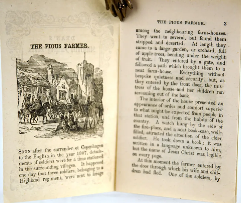 The Pious Farmer. Title page.