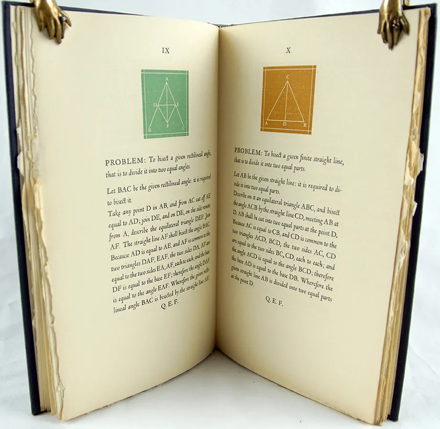 Elements of Geometry, Book I. Text spread